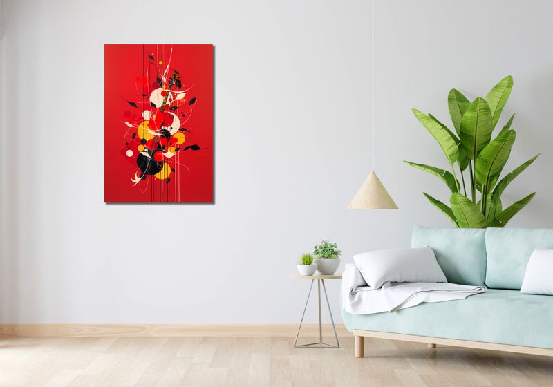 Obraz 60x90cm Melodyjna Barwa zdjęcie 2