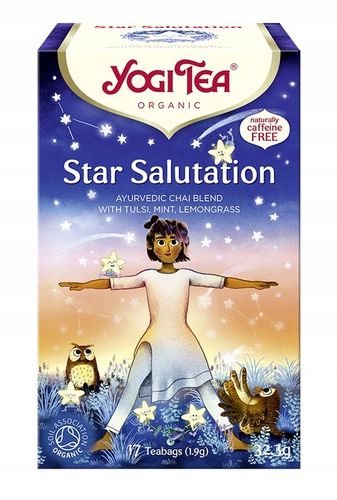 HERBATKA AJURWEDYJSKA STAR SALUTATION BIO (17 x 1,9 g) 32,3 g - YOGI TEA (E na Arena.pl
