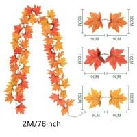 Wieniec z sztucznych liści klonu, 200 cm