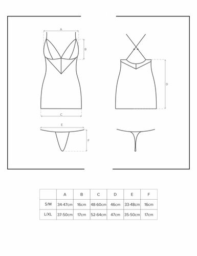 828-CHE-1 koszulka i stringi S/M na Arena.pl