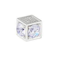 Przywieszka rodowana kostka Xuping