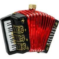 Bombka choinkowa szklana: Akordeon