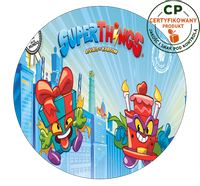 Opłatek na tort Super Things