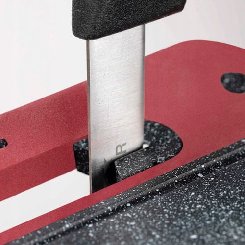 DESKA DO KROJENIA WARZYW OWOCÓW MIĘSA Z OSTRZAŁKĄ DO NOŻY UCHWYTEM KUCHENNA na Arena.pl