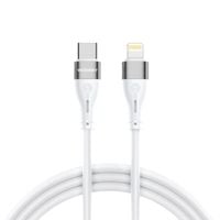 kabel przewód do iphone usb-c - lightning pd 27w 1m biały