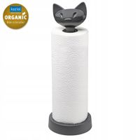 Stojak na ręcznik papierowy Koziol Miaou szary 36,9 cm