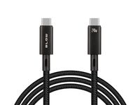Przyłącze USB-C - USB-C 4.0 40Gbps 240W 1,0m czarne plecionka