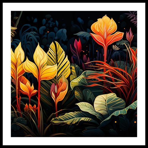 Plakat 70x70cm Tropikalna Symfonia na Arena.pl