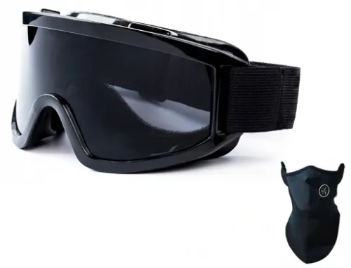 GOGLE NARCIARSKIE SNOWBOARD NARTY OKULARY + MASKA na Arena.pl