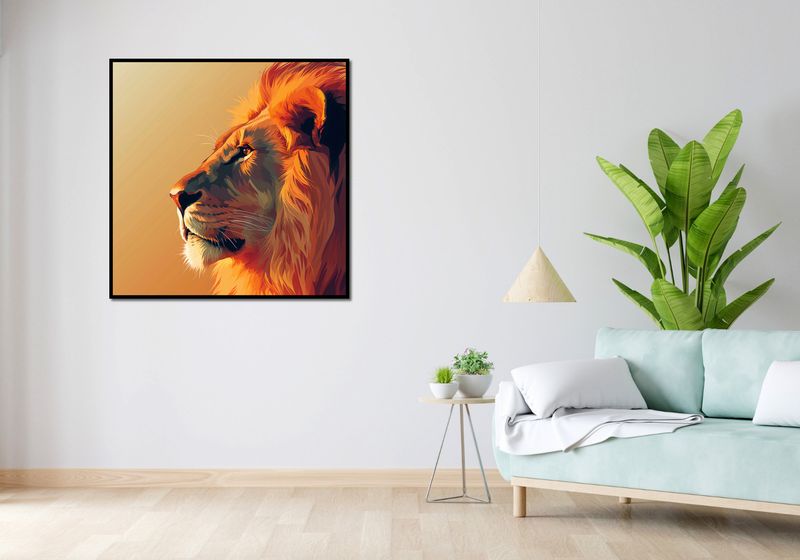 Plakat 100x100cm Król zdjęcie 4