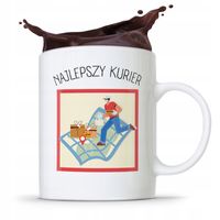 Kubek Prezent Dla Kuriera Najlepszy Kurier Prezent Z Nadrukiem Ze Zdjęciem