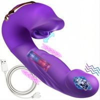 Wibrator Kobiecy Z Ruchomymi Ustami Pchnięciem Posuwistym