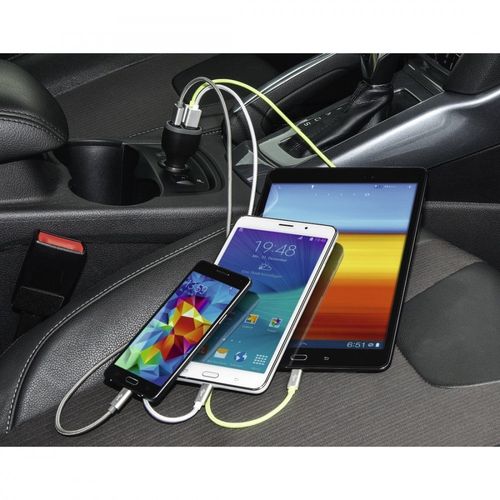 ŁADOWARKA SAMOCHODOWA USB (3Xusb) 12V 5,2A na Arena.pl