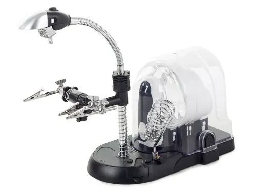 Lupa trzecia ręka ręczna 2w1 lutowania soczewki na Arena.pl