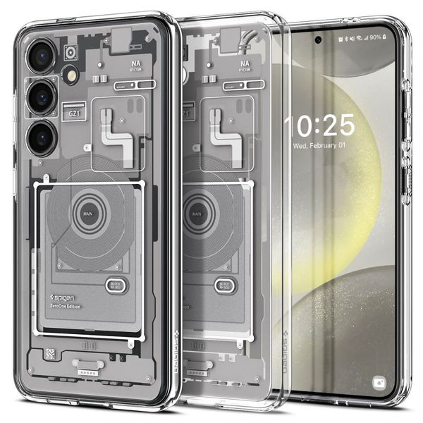 SPIGEN ULTRA HYBRID GALAXY S24 ZERO ONE WHITE zdjęcie 1