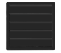 KRATKA WENTYLACYJNA Z ŻALUZJĄ GRAWITAC. 170*170,FI150 GRAFIT - RX 02-355