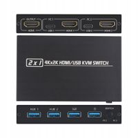 AIMOS AM-KVM 201CL przełączniki KVM HDMI/USB 2 w 1