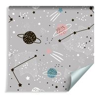 Tapeta Dla Dzieci - Kosmos w Stylu Skandynawskim