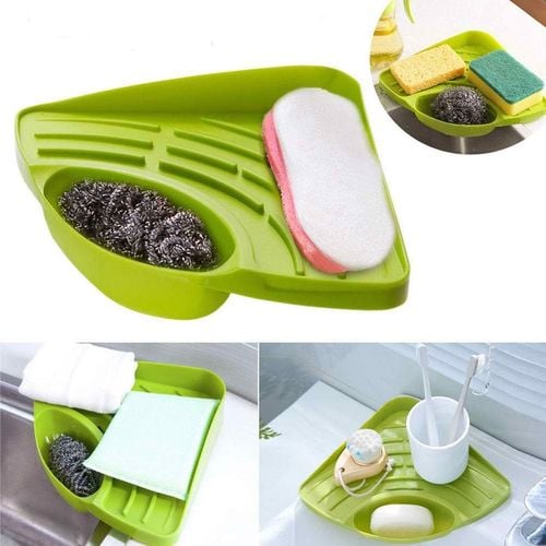 Organizer Podstawka pod gąbkę do zlewu Zielona na Arena.pl
