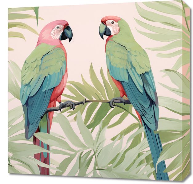 Obraz 60x60cm Dialog Ara zdjęcie 1