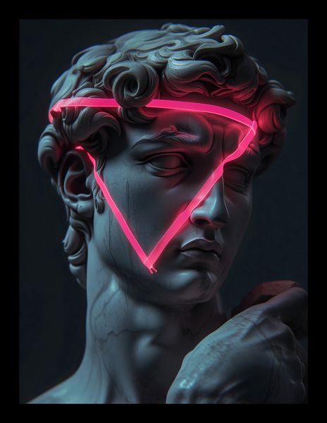 Plakat 15x20cm Neonowy Renesans zdjęcie 2