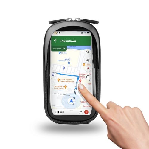 SAKWA ROWEROWA uchwyt na telefon, torba rowerowa WODOODPORNA PREMIUM M na Arena.pl