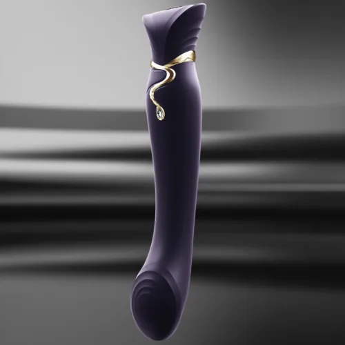 zalo queen set twilight purple - model z funkcją pulsacji i podgrzewania na Arena.pl
