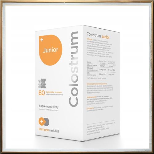 Colostrum dla Dzieci Junior PROBIOTYK Witamina C Cynk ODPORNOŚĆ na Arena.pl
