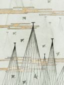 Plakat 60x80cm Skyscape, Bijutsukai Japoński Vintage do Salonu