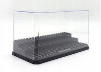 Gablotka Ekspozycyjna Przezroczysta Protektor 3 stopnie figurki Czarna