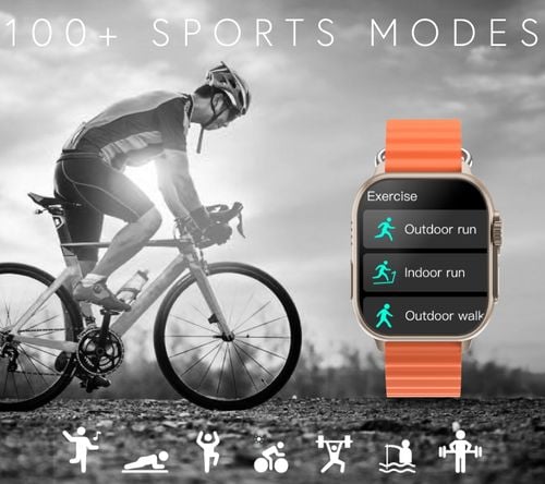 smartwatch męski rubicon rncf17 tytan/orange smarub269 na Arena.pl