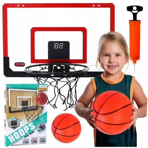 Koszykówka dla dzieci INTERAKTYWNA TABLICA LICZNIK DŹWIĘK ŚWIATŁA kosz gry na Arena.pl
