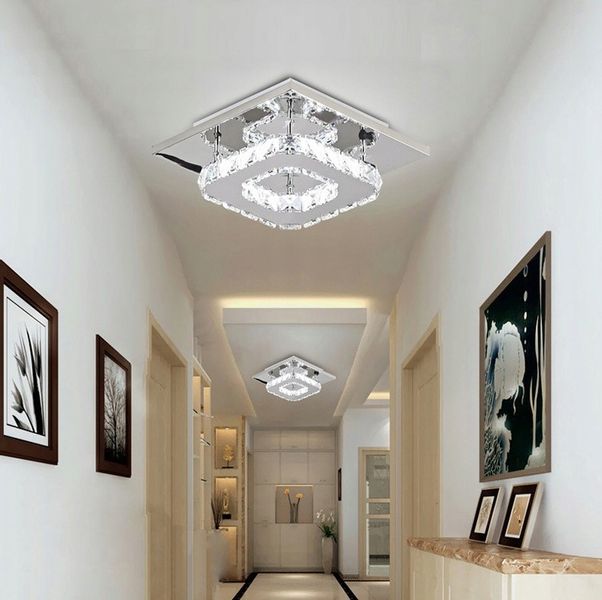 Lampa METEOR I kryształ LED panel plafon Kinkiet kwadrat12W Wobako 6000K zdjęcie 12