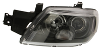 Mitsubishi Outlander 05-07 Reflektor Przedni Lampa przednia czarna ramka lewa