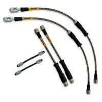 VW Golf 5 - Zestaw Przewodów Hamulcowych Teflonowych W Oplocie Stalowym