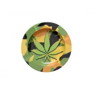 popielniczka metalowa cannabis v