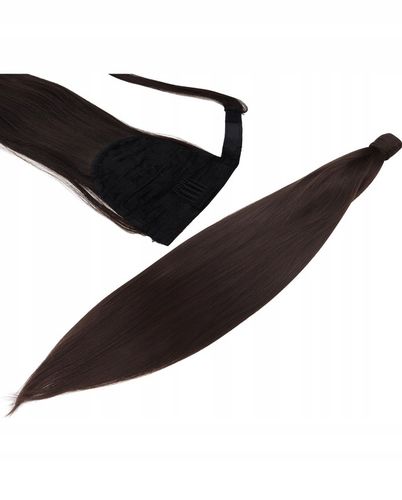 Włosy Syntetyczne Doczepiane Kucyk Kitka Dopinka Treska 60 cm jak Naturalne na Arena.pl