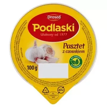 DROSED PASZTET PODLASKI 100G CZOSNEK zdjęcie 1
