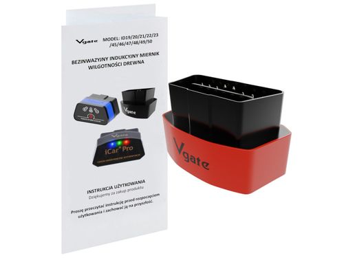 Interfejs iCar3 BT 3.0 OBDII ELM327 Vgate czerwony na Arena.pl