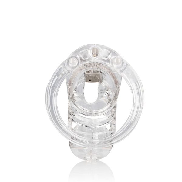 model 25   chastity cage   3.5 / 9 cm   transparent zdjęcie 2