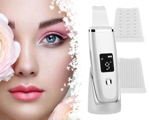 PEELING KAWITACYJNY BEZPRZEWODOWY URZĄDZENIE PILING DO TWARZY 5W1 BIAŁ na Arena.pl