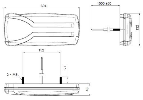 Lampa LED tylna 7 funkcji Carmen LEWA LZD2300 na Arena.pl
