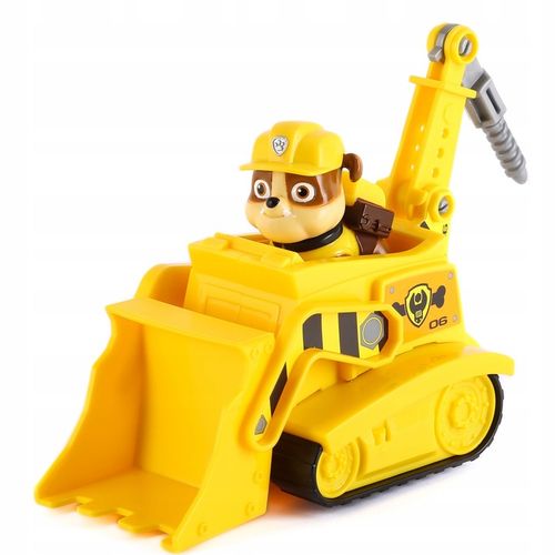 PSI PATROL RUBBLE FIGURKA POJAZD SPYCHACZ BULDOŻER na Arena.pl