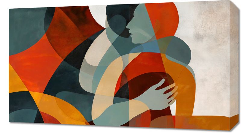 Obraz 70x40cm Objęcia zdjęcie 1