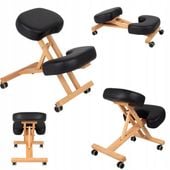 KLĘKOSIAD KRZESŁO ERGONOMICZNE REGULOWANE FOTEL BIUROWY HABYS