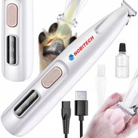 MASZYNKA DO STRZYŻENIA PSÓW PSA KOTA ZWIERZĄT TRYMER CICHA LED AKUMULATOR