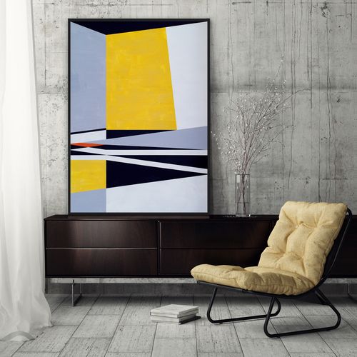 Plakat geometryczna abstrakcja 21x29,7 cm A4 na Arena.pl