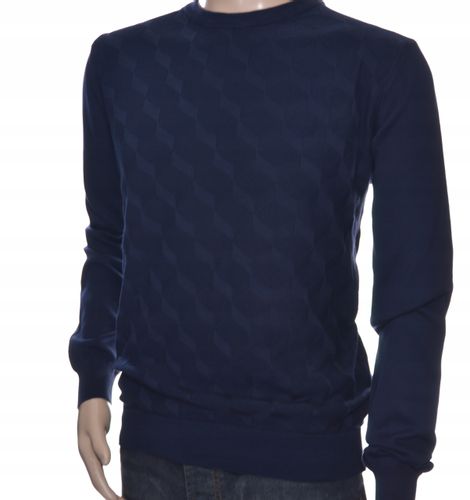 STROKERS klasyczny elegancki sweter męski bawełniany XL granatowy na Arena.pl