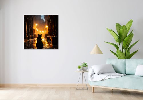 Plakat 80x80cm Samotna Wędrowczyni na Arena.pl