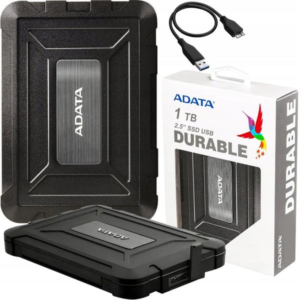 DYSK ZEWNĘTRZNY SSD 1TB ADATA USB 3.2 PANCERNY zdjęcie 1